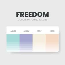fresh color palette or color schemes