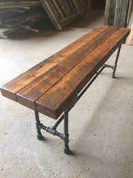 The Foundry Bench Reclaimed Wood Beam