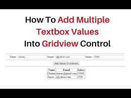 gridview pote add data dynamically