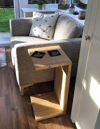 Buy Oak Sofa Side Table Chair Arm Rest