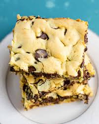 Add water, vanilla, butter, and eggs. Best Cake Mix Cookie Bars Recipe Build Your Bite