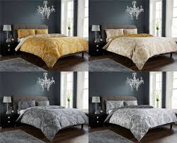 Royal Damask Duvet Quilt Cover Set Bed