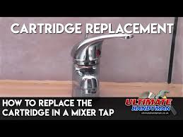 replace the cartridge in a mixer tap