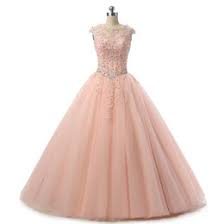 2018 Pink Quinceanera Prom Dresses Ball Gown Beaded Tulle Floor Length Pageant Gowns For Girls Special Occasion Party Dress