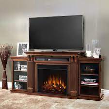 Media Console Electric Fireplace Tv