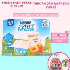 Sữa chua Nestle nội địa Pháp cho bé ăn dặm. Date 10/2021 - Sweet Baby House