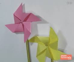 paper windmill origami windmill