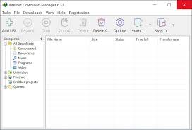 Once installed into your system you will be greeted with a very well organized and intuitive user interface. Internet Download Manager 6 37 Free Download Softwarg