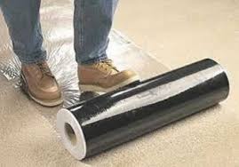 carpet film plastic protection