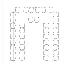 U Shaped Seating Chart 36 Seats Wedding Planning Family