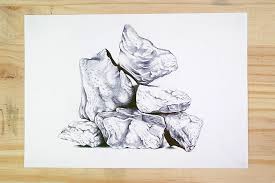 How To Draw Rocks Create A Realistic