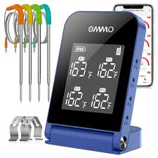 bluetooth meat thermometer ommo 394ft