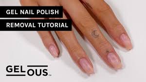 gelous gel nail polish removal tutorial