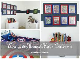 avengers themed kid s bedroom decor