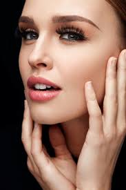perfect face makeup woman with soft