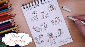 Sunt desene usor de facut pentru copii, intuitive.draw a cute emoji puppy faceeasy step by step cartoon drawing for kids. Desenez Animale Din Numere De La 1 La 9 Desene Simple Incepatori Youtube