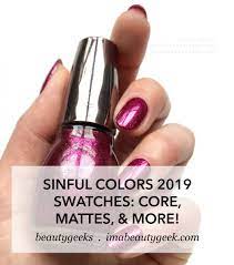 sinful colors swatches mattes new