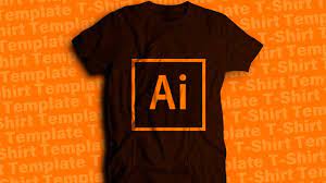 design a t shirt template in adobe