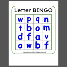 letter bingo
