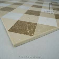 checked effect marble flooring