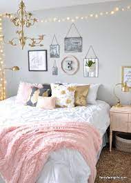 girls bedroom makeover with pink and