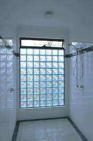 Glass Block Shower Wall