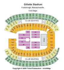 Gillette Stadium Seating Map Shirmin Info