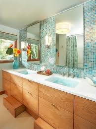 Mid Century Modern Bathroom Pull Out