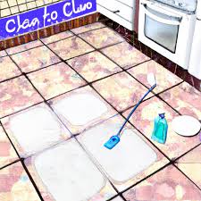 how to clean kitchen floor tile