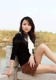Pretty asian girl stock photo. Image of asia, dress, model - 8348084