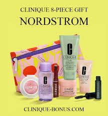 a free 7 pc clinique gift at nordstrom