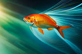 goldfish fish the ocean the sun