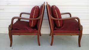 Serpent Pair Lounge Chairs Ethan Allen