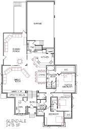 Narrow Lot 2500 Sq Ft House Floor Plans