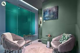 seafoam green therapy rooms to for