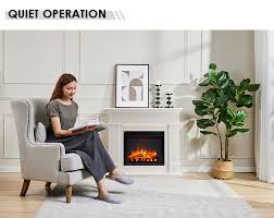 Everleigh White Electric Fireplace