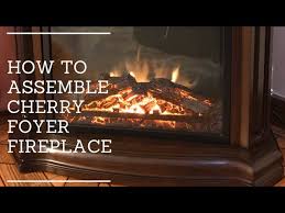 Assemble Cherry Petite Foyer Fireplace
