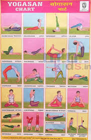 Yogasan Yoga Chart Chart Number 102 Minikids In