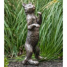 Buy Standing Cat Statue Garden