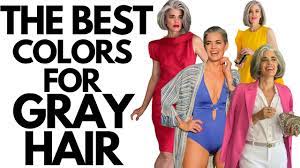 the best colors for gray hair fashion