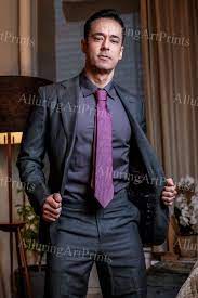 Rafael Alencar Male Model Print Muscular Handsome Beefcake Suit Tie Hot Man  X540 | eBay