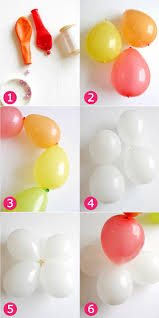 diy easy rainbow balloon arch party