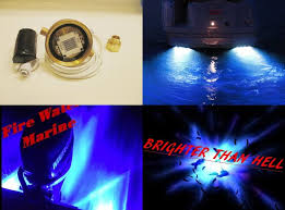 100w Brass Led Drain Plug Light Brightest On Earth Fire Water Marine