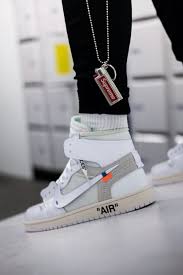 Off white nike shoes wallpaper. Wallpaper Person Wearing Nike X Off White Shoe Clothing Apparel Footwear Off White Shoes Hype Shoes Nike