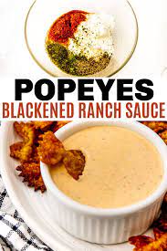 popeyes blackened ranch sauce copycat