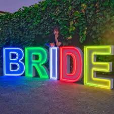 Light Up Letters For Wedding Party