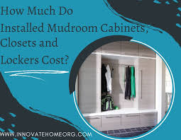 cost of installed mudroom cabinets