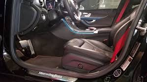 oem amg floor mats with red sching