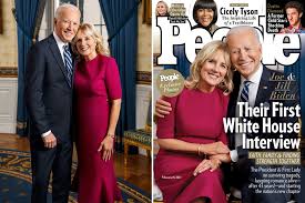 Jill biden, son hunter biden and daughter ashley after being sworn in during his inauguration. Joe And Jill Biden Give First White House Interview Exclusive People Com