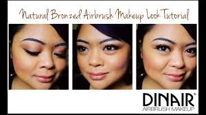 natural bronzed airbrush makeup